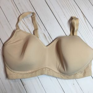 Laisla Beige Nursing Bra Adjustable Straps 38C